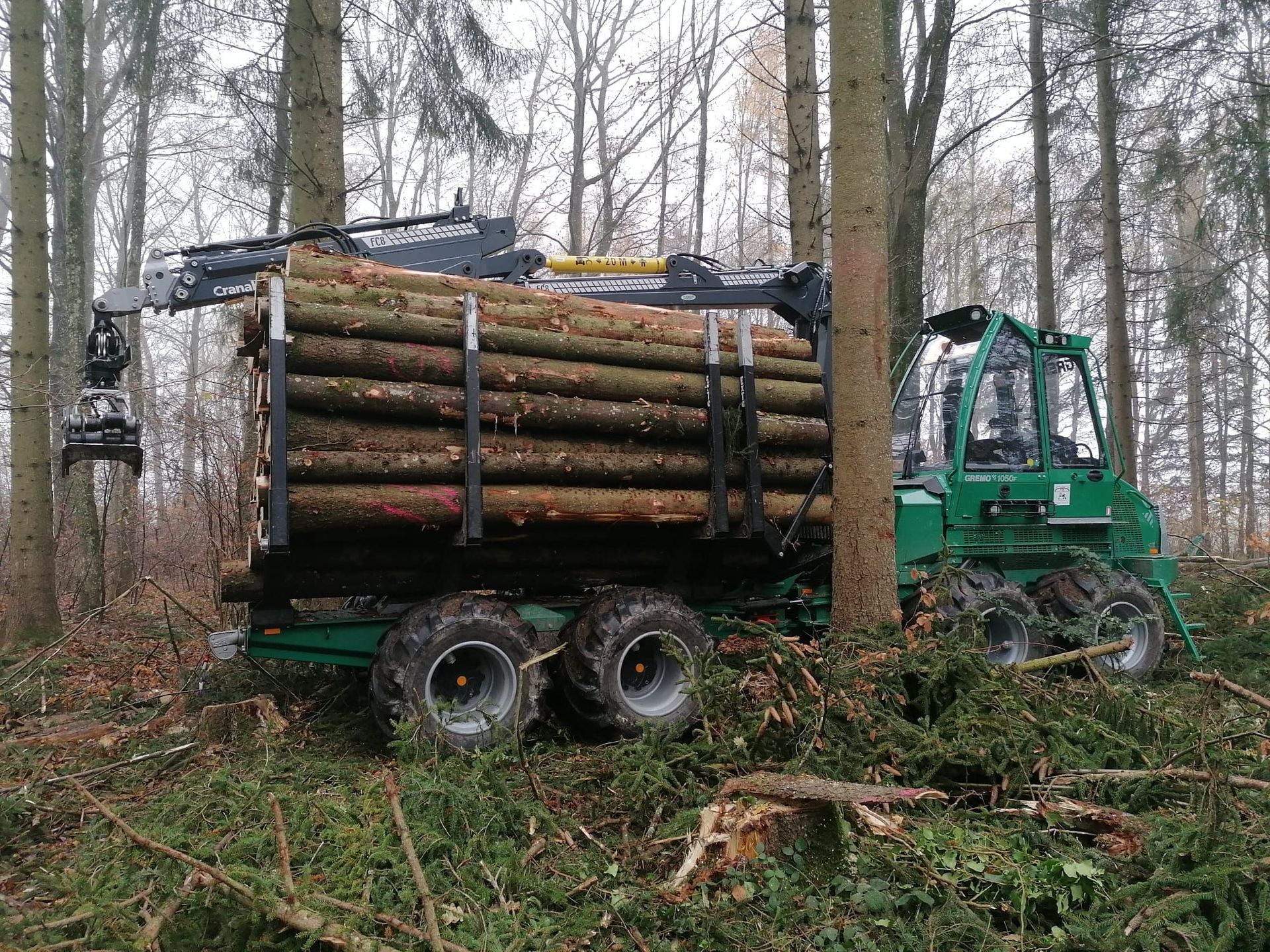 Porteur forestier